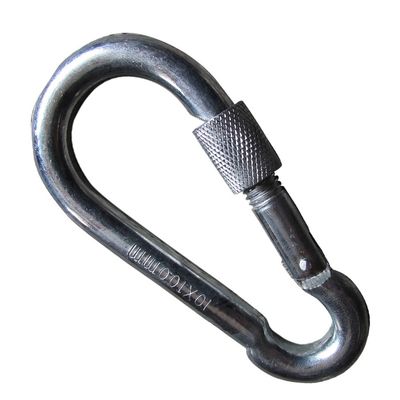 Ζινκ Τσάντα Σωλήνα Στροφή μεταλλική Snap Hook με βίδα προσαρμοσμένο μέγεθος από ανοξείδωτο χάλυβα