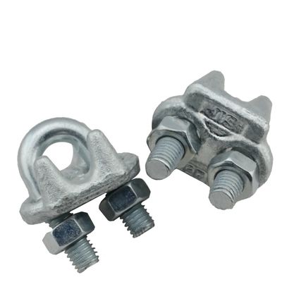 Τύπος US Drop Forged Wire Rope Clips Stainless Steel με εξατομικευμένο μέγεθος ZINC Finish