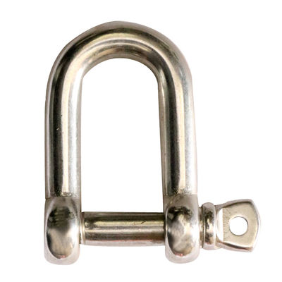 Ζυγισμένο D Shackle OEM 304 Stainless Steel Rigging Hardware Dee Shackle