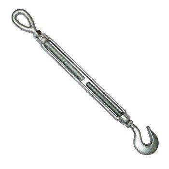 Επικεφαλής σχοινί σχοινί καλώδιο turnbuckles μας τύπου ανοξείδωτου χάλυβα με γάντζο μάτι